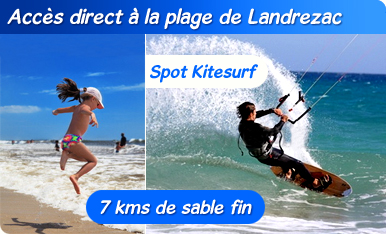 Camping plage de landrezac, golfe du morbihan 56