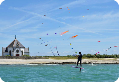 camping-plage-kite-surf-foils-golfe-du-morbihan