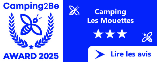 Camping2Be Award 2025 - Camping les Mouettes Sarzeau Morbihan